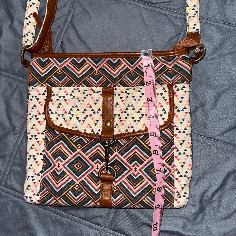 Mandala Crossbody Bag Aztec Vibrant Small Satchel Purse Western - Picture 7 of 10